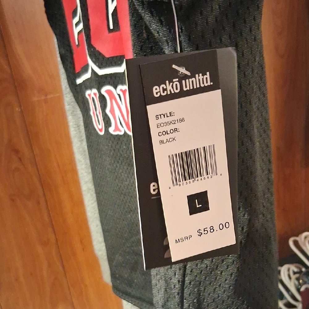 Ecko Unltd Black & Gray Hooded Mesh Tank - Picture 4 of 11